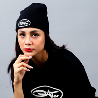 GAT - LOGO BEANIE - BLACK