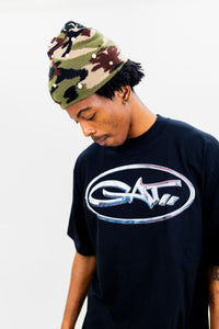 GAT BIG LOGO CHROME - BLACK